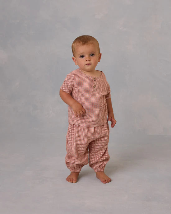 Parachute Pant - Poppy Gingham