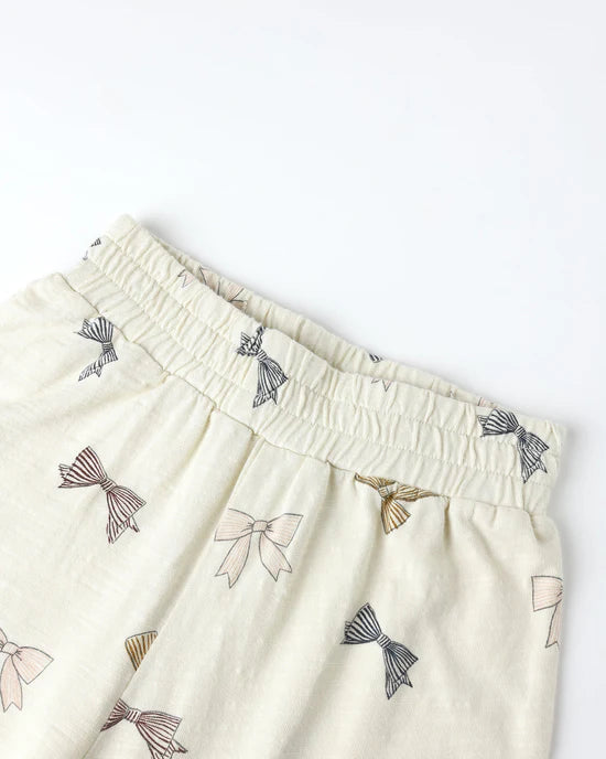 WIDE LEG PANT || BOWS