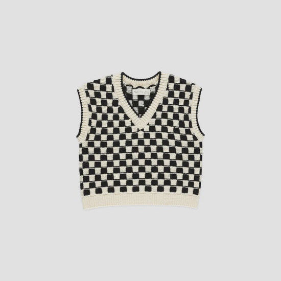 Sweater Vest - Check