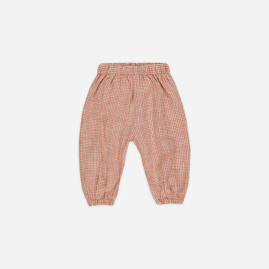 Parachute Pant - Poppy Gingham