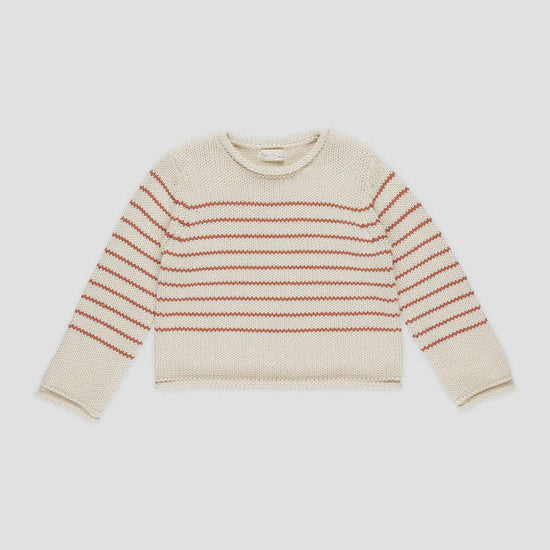 Jacques Sweater - Poppy Stripe
