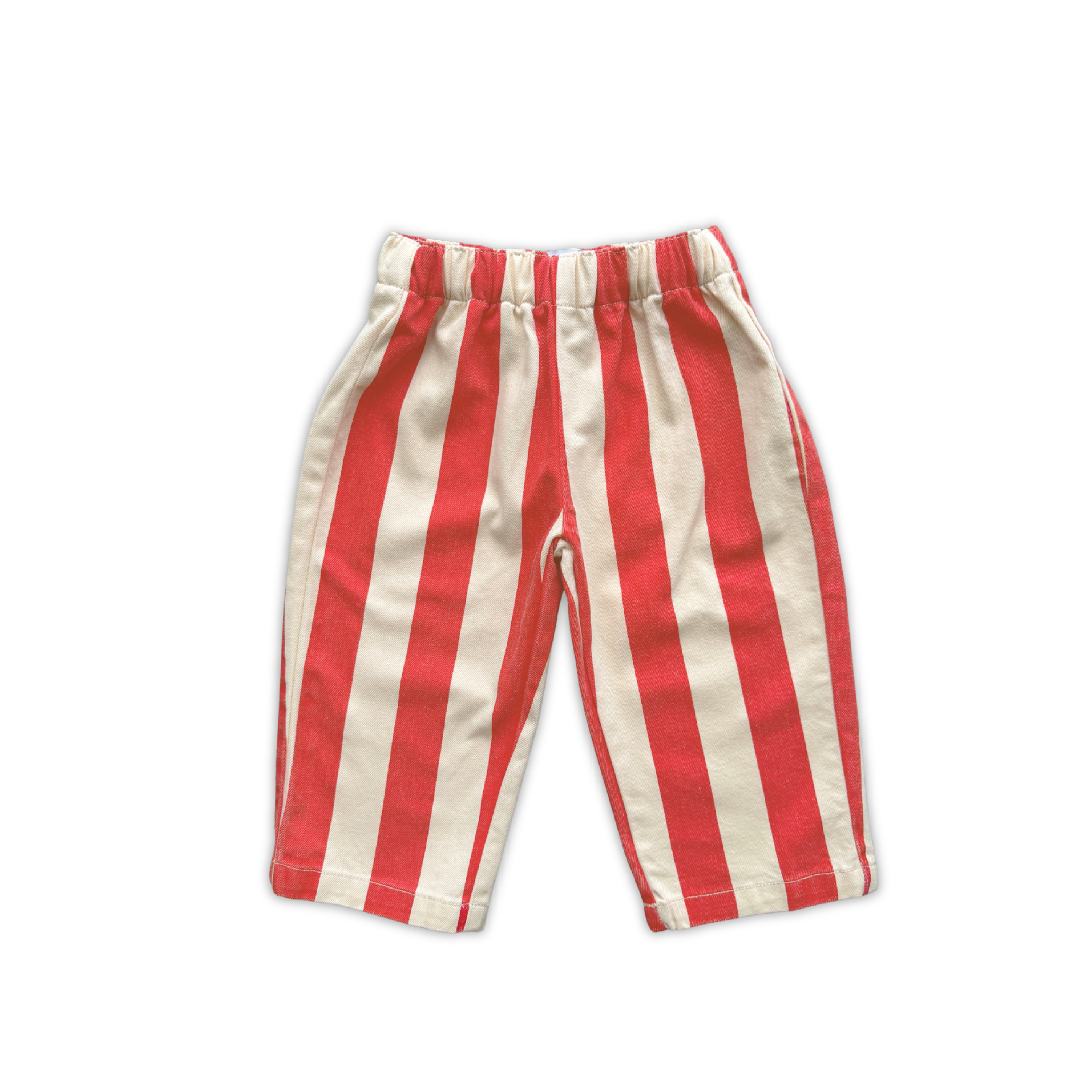 Organic Everyday Stripe Pant - Sauce