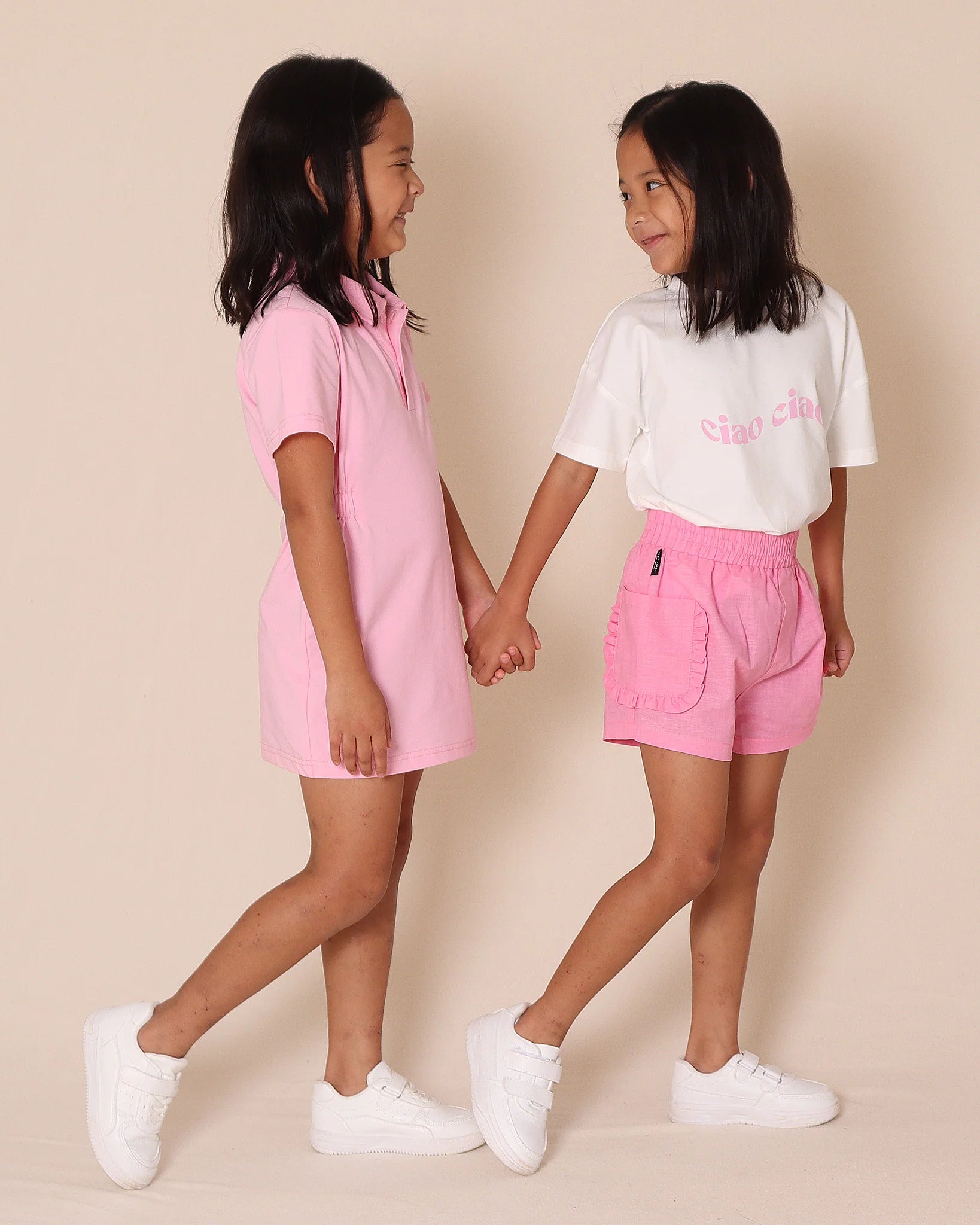 Core Drop Shoulder Tee Pink