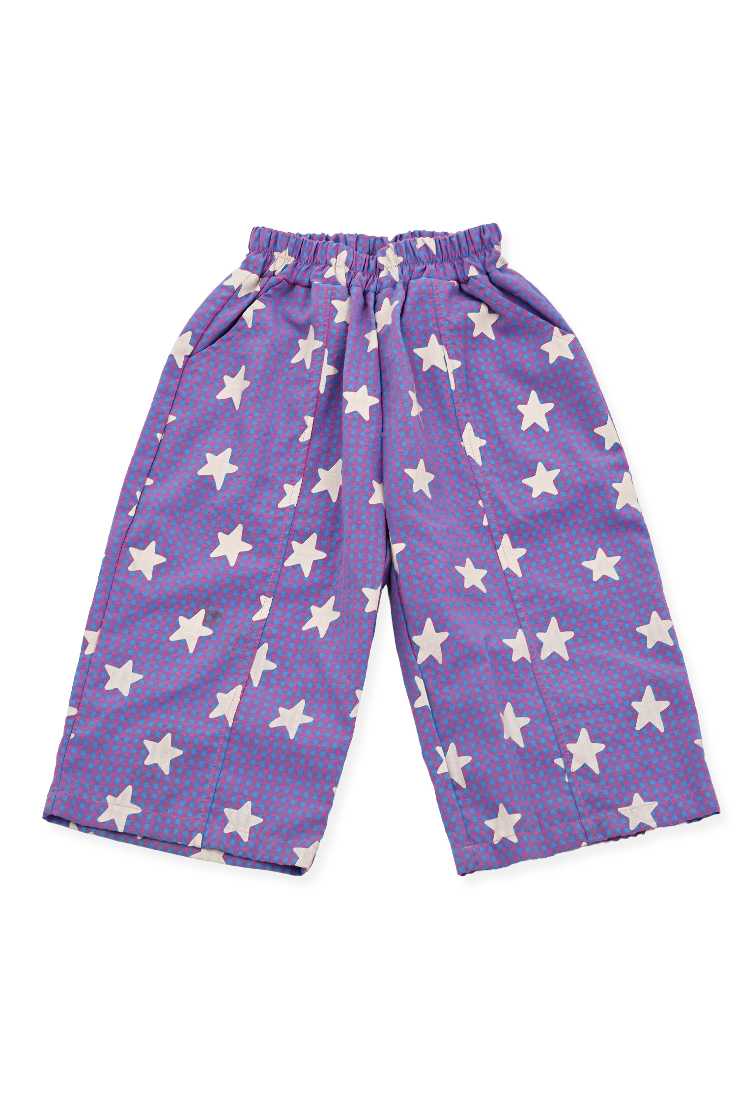 Dusty Star Pants - Purple Gingham
