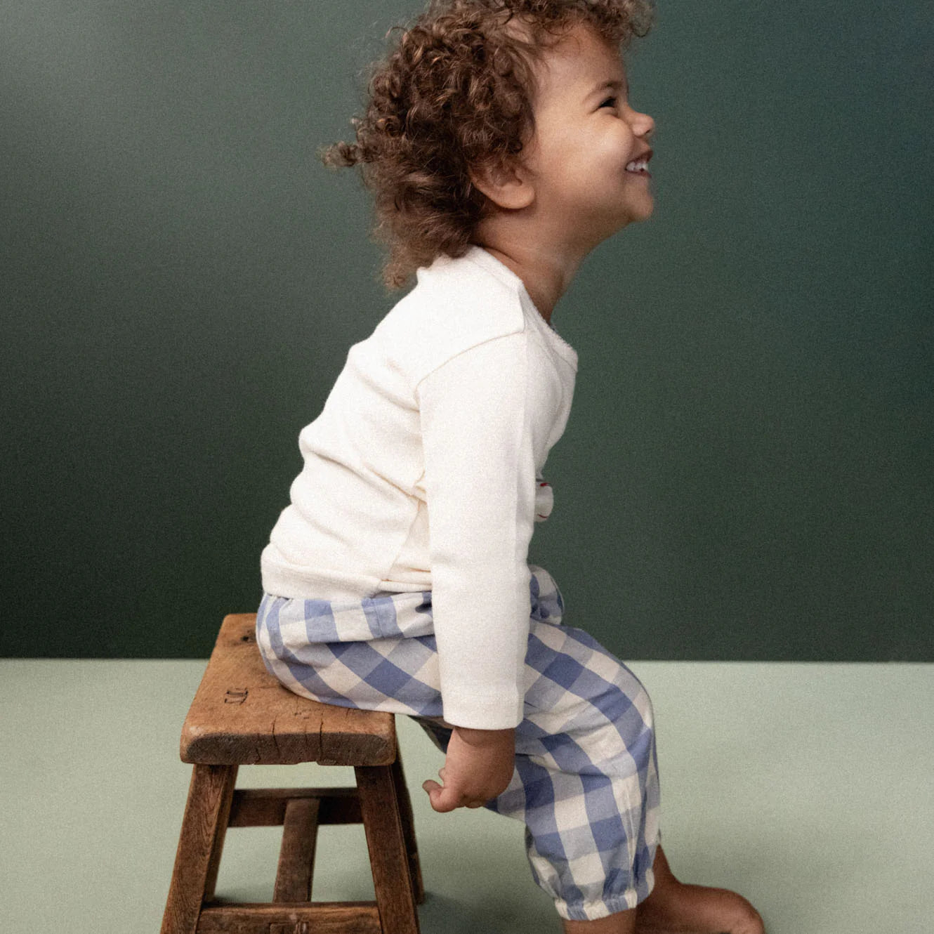 SUNNY PANTS - Bluebelle Check