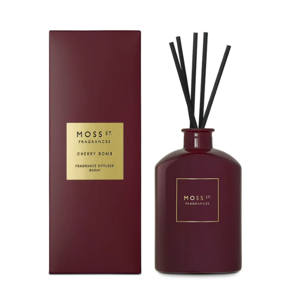 MOSS ST. Diffuser 300ml - Cherry Bomb