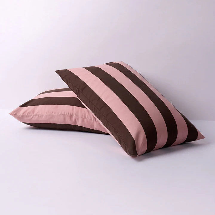 Pillowcase Pair - Rocky Road Stripes