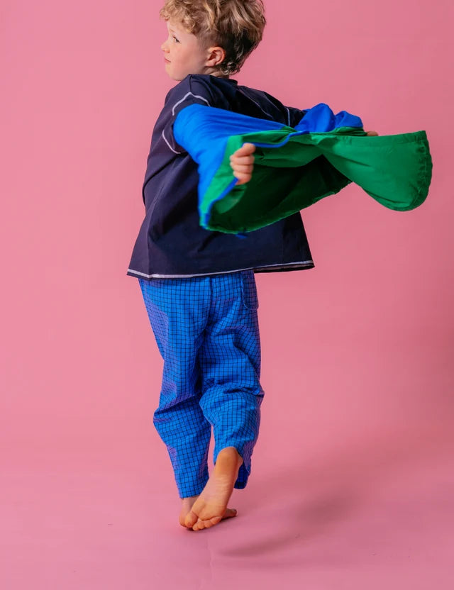 Sport Pants - Blueberry Check