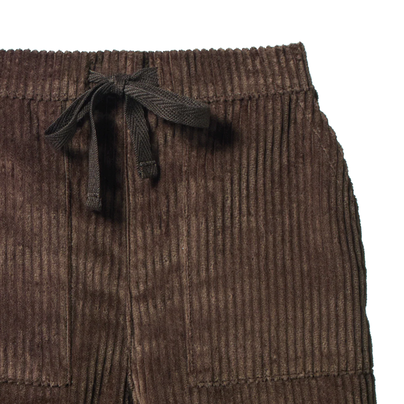 TEDDY CORD PANTS - Pinecone