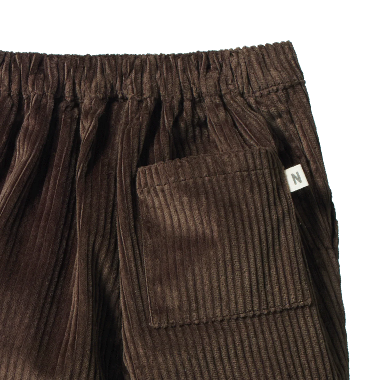 TEDDY CORD PANTS - Pinecone