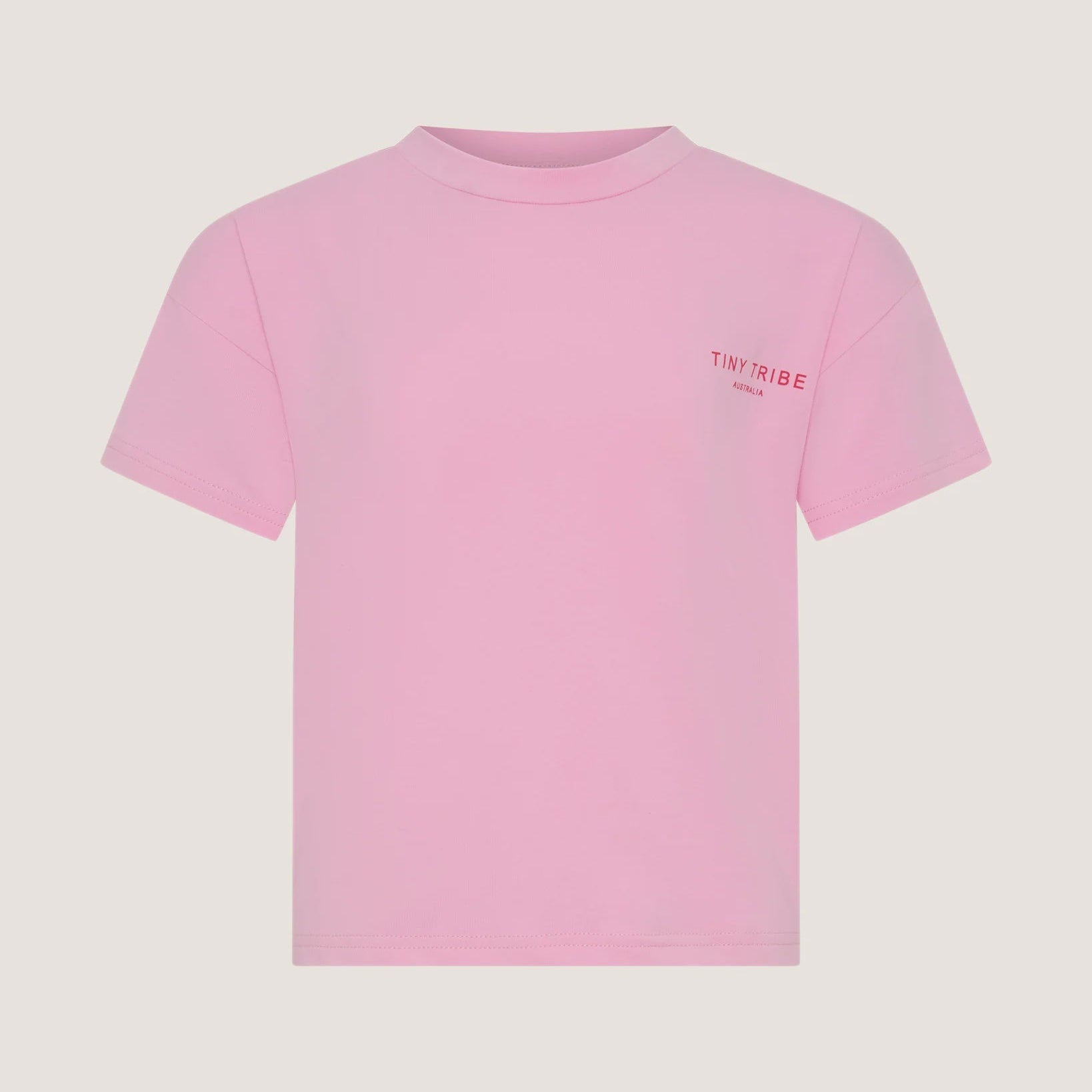 Core Drop Shoulder Tee Pink