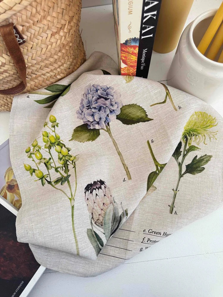 Father Rabbit | Tea Towel | Botanical Collection