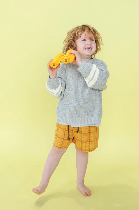 Chunky Rib Pull Over - Stone - Addy & Lou