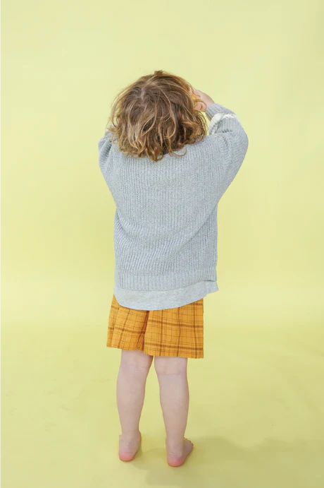 Chunky Rib Pull Over - Stone - Addy & Lou