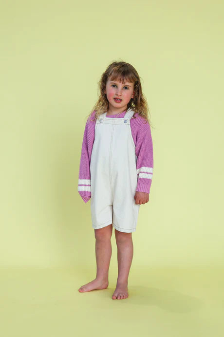 Chunky Rib Pull Over - Raspberry - Addy & Lou