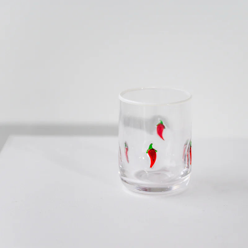Chilli Icon Glass - Set of 4
