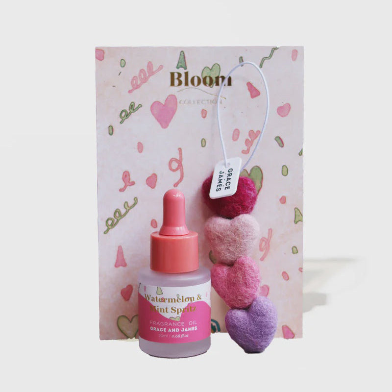 Watermelon & Mint Spritz Heart Felt Air Freshener