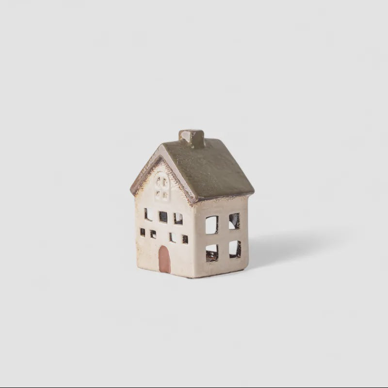 Alsace Tealight Villa Olive Green