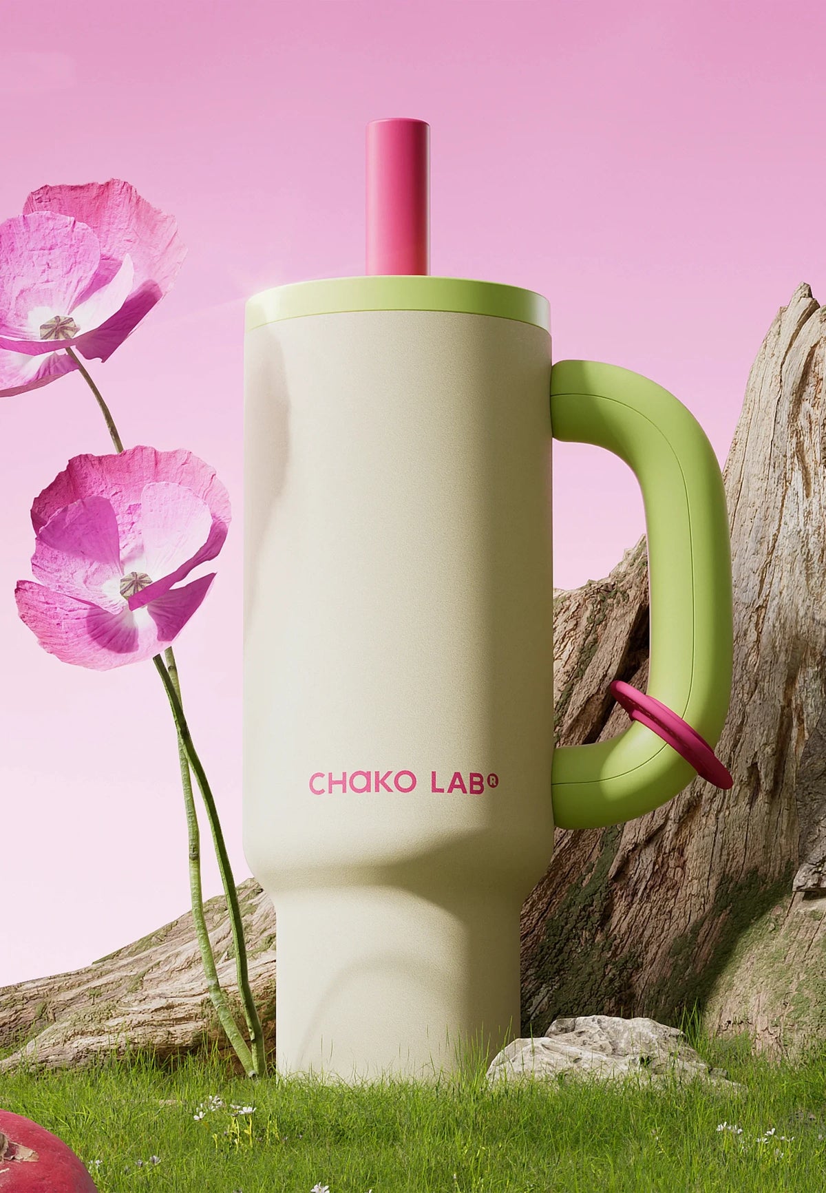Bawang Ceramic Coated Tumbler - Cream