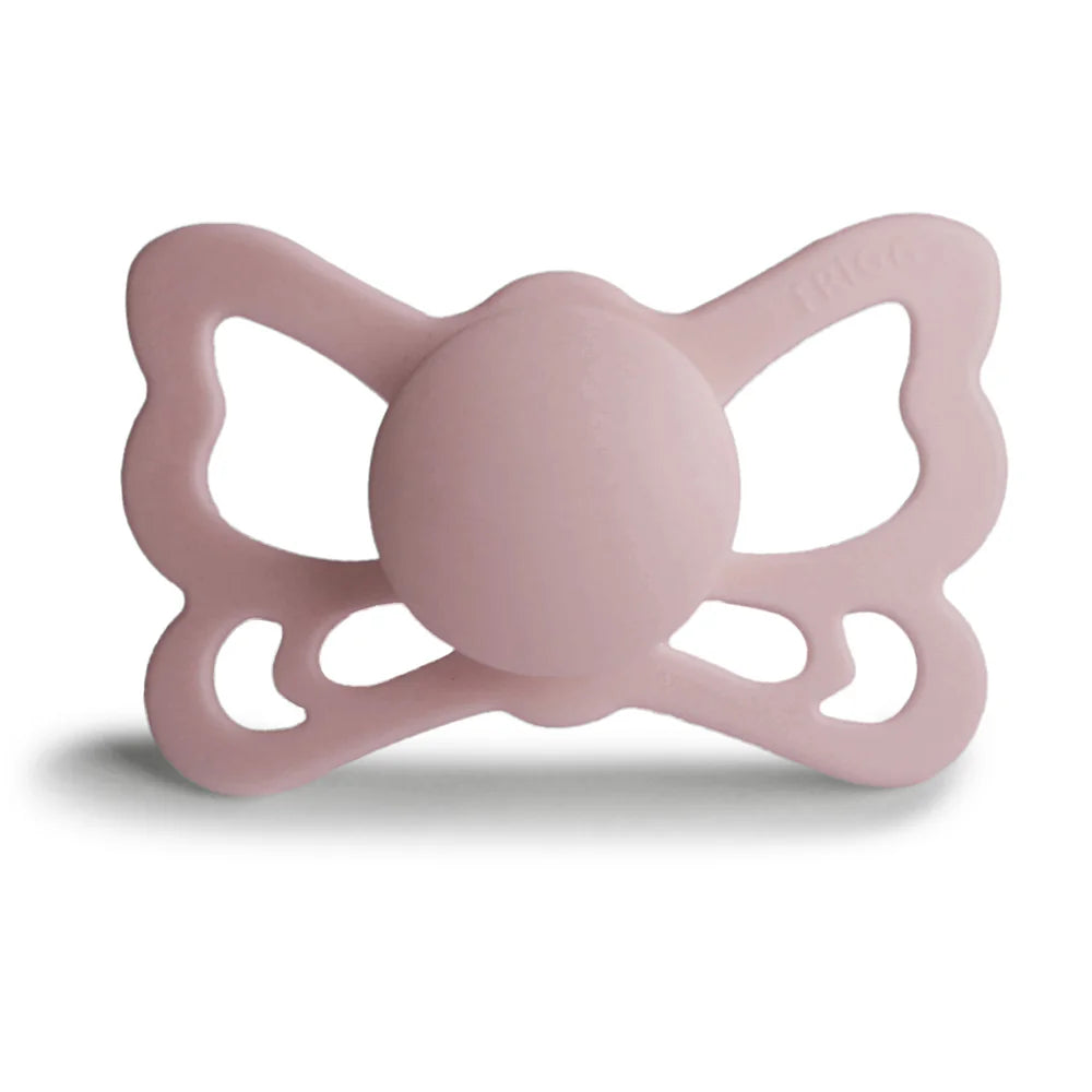 Anatomical Butterly Silicone Pacifier - Blush