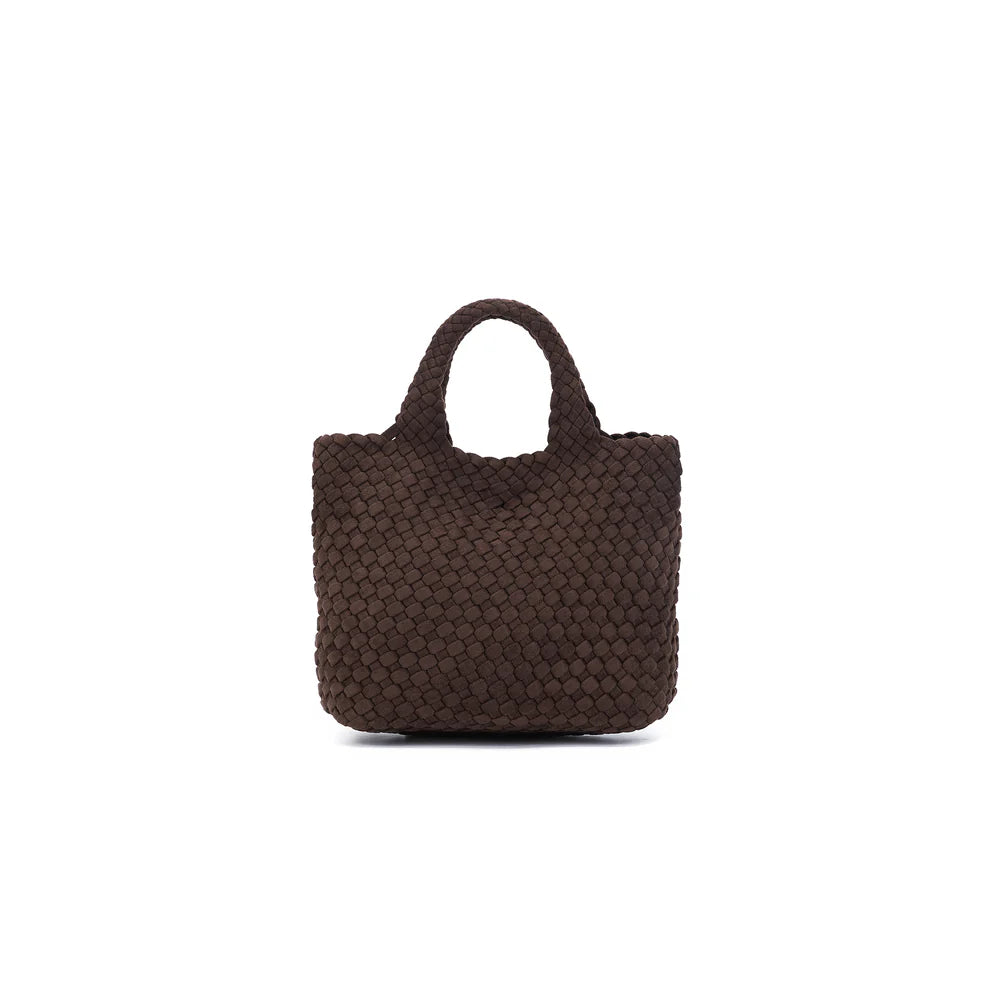 Cherie 2 Piece Suedette Mini Handbag Chocolate