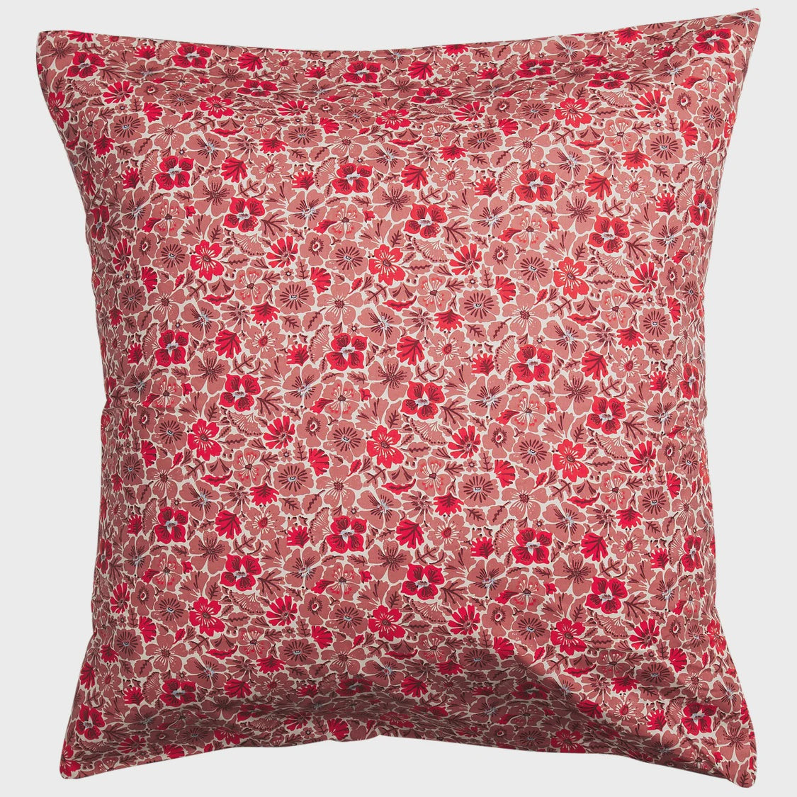 Magnolia Cotton Euro Pillowcase Set - Poppy
