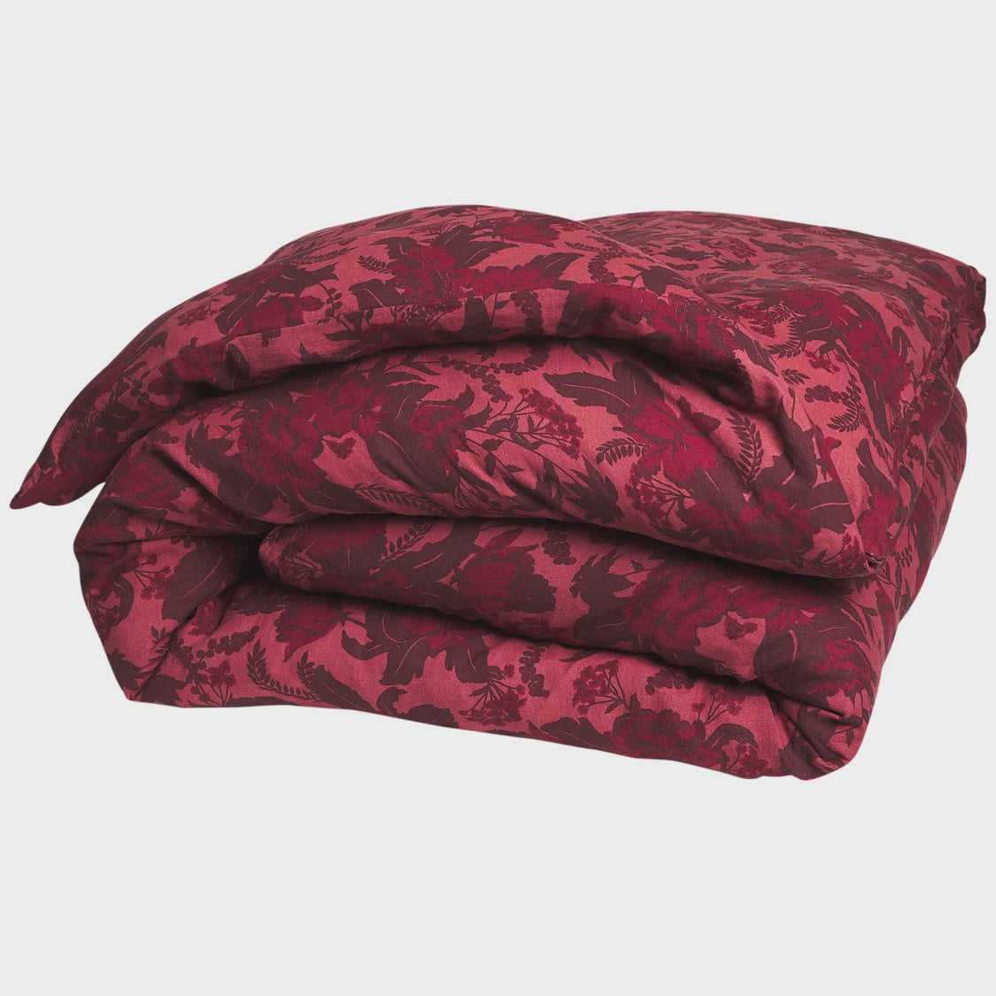 Sierra Linen Quilt Cover - Terracotta