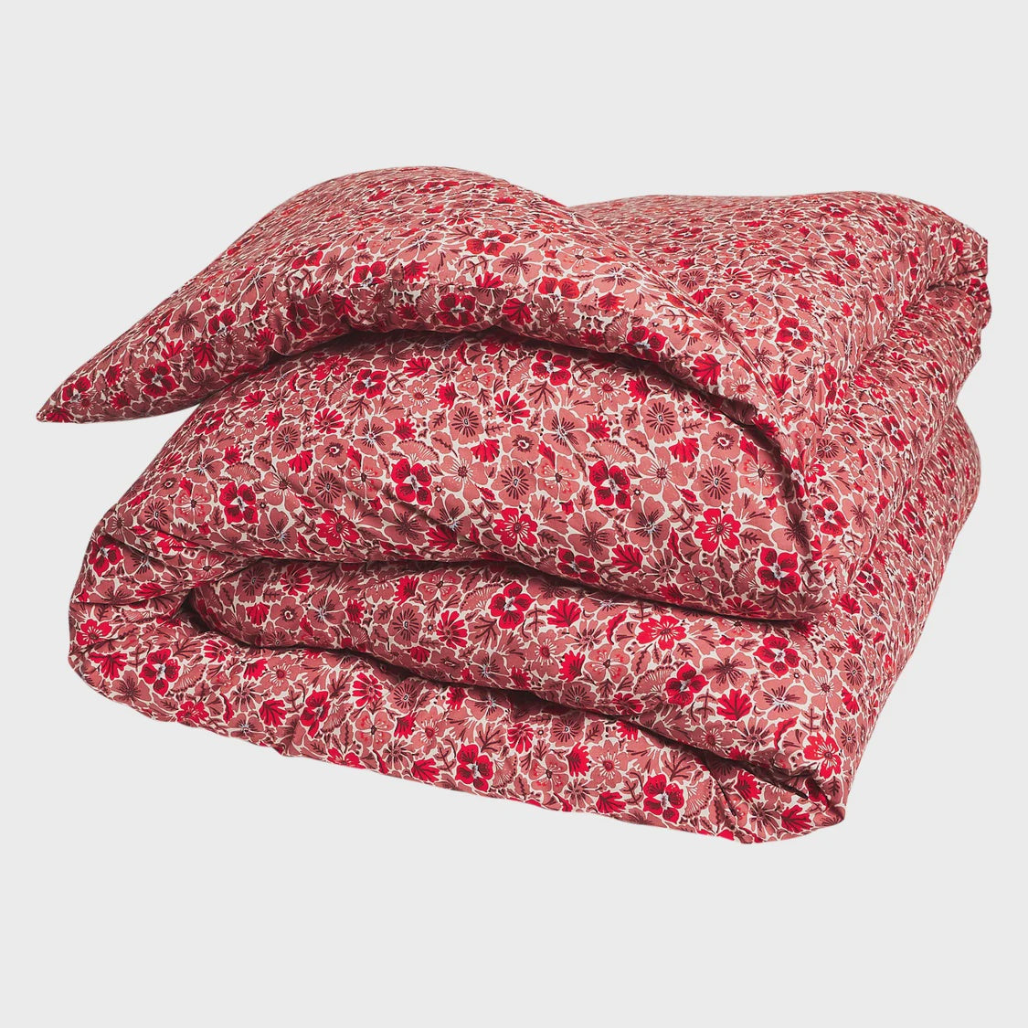 Magnolia Cotton Quilt Cover - Poppy