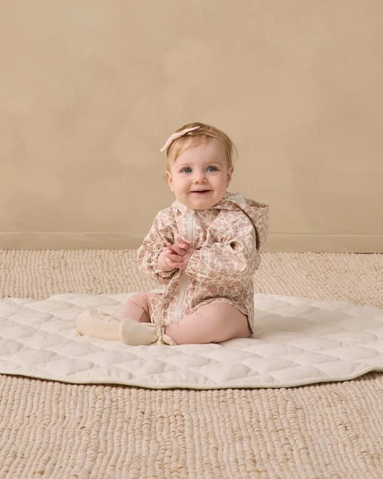 Rain Coat Pink Blossom & Ivory