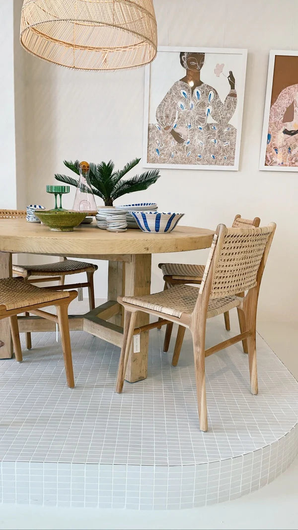 Elm Round Dining Table