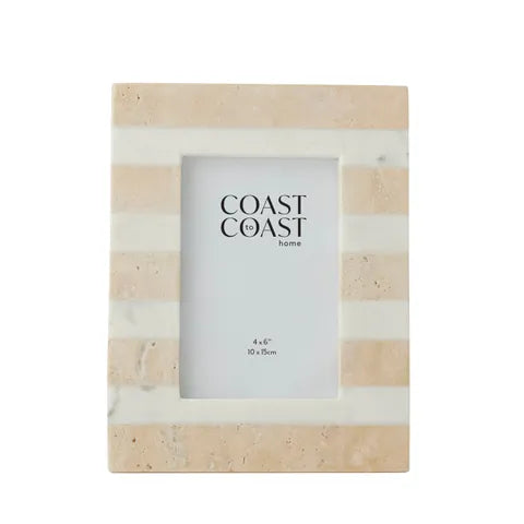 Tia Travertine/Marble 4x6 Frame