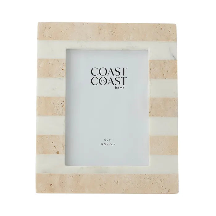 Tia Travertine/Marble 5x7 Frame