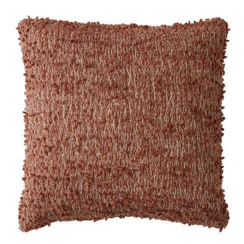 Burbujeo Cotton Blend Cushion 50x50cm Russet