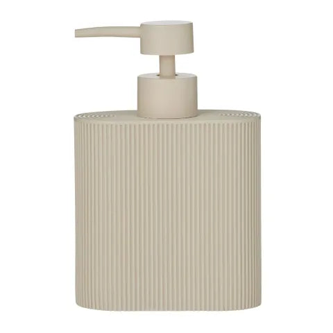 Sid Resin Dispenser 10.5x5.5x16cm Taupe