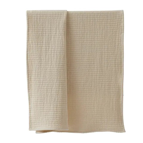 Leila Cotton Gauze Throw 125x150cm Ivory