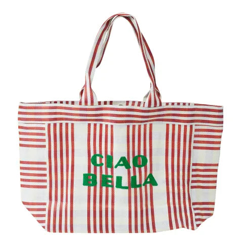 Ciao Recycled Lge Tote 56x16x34cm Red