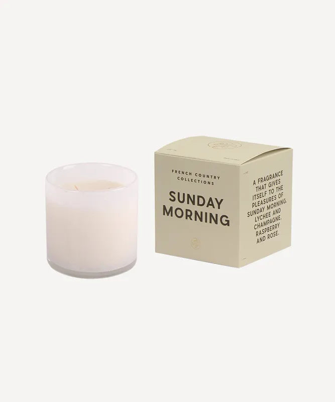 Sunday Morning - Glass Candle