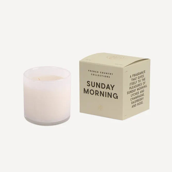 Sunday Morning - Glass Candle