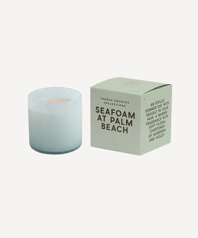 Seafoam - Glass Candle