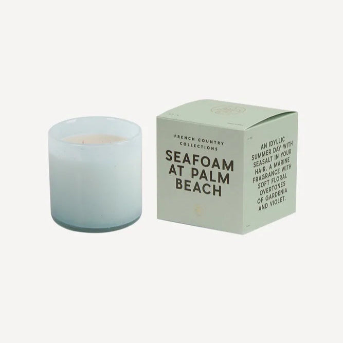 Seafoam - Glass Candle