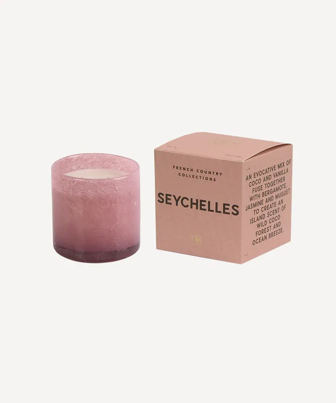 Seychelles - Glass Candle