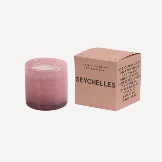 Seychelles - Glass Candle