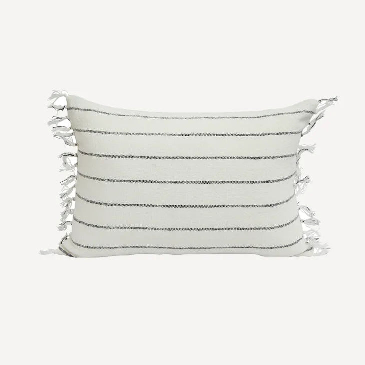 Striped Linen Cotton Cushion Cover