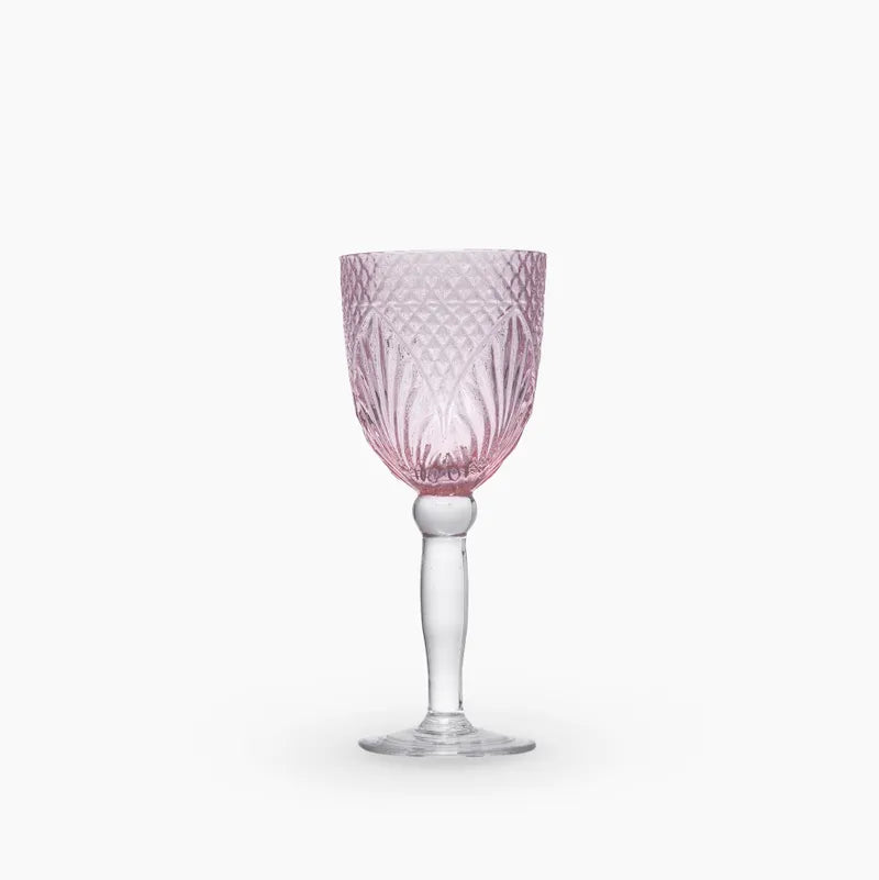 Vintage Pink Goblet