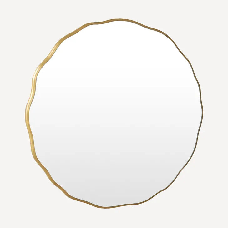 Wave Circle Mirror
