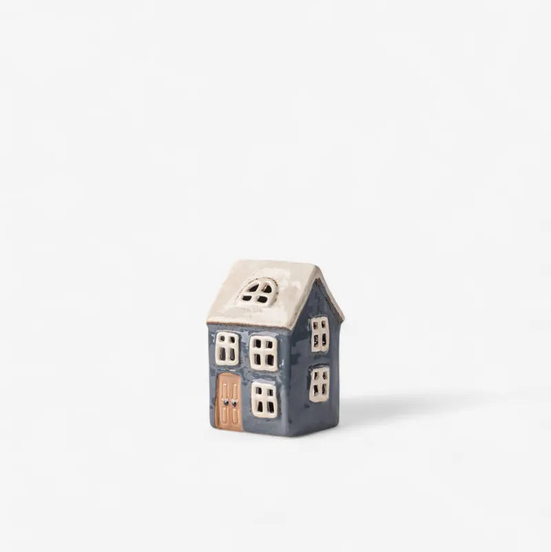 Alsace Tea Light House Navy