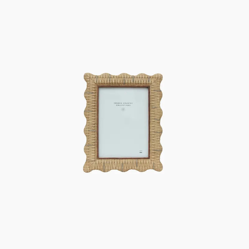 Rattan Wavy Photo Frame 5x7