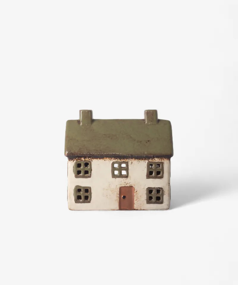 Alsace Cottage Tea Light Olive Green