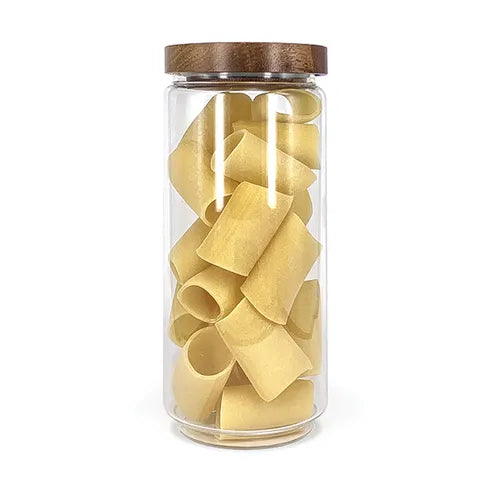 DISHY GLASS JAE WITH ACACIA LID 1L