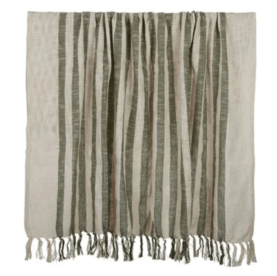 Montauk Cotton Throw 125x150cm Olive